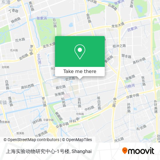 上海实验动物研究中心-1号楼 map