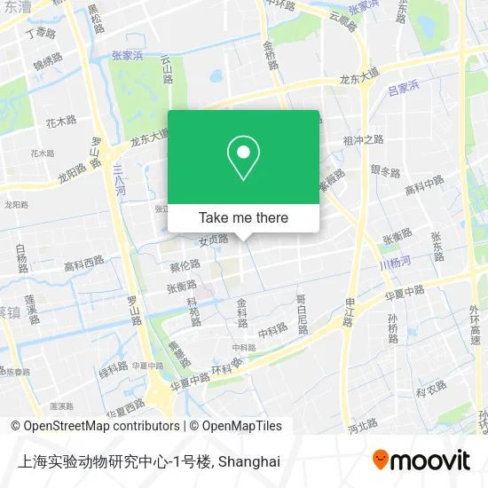 上海实验动物研究中心-1号楼 map