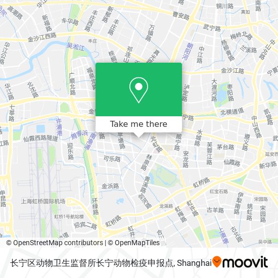 长宁区动物卫生监督所长宁动物检疫申报点 map