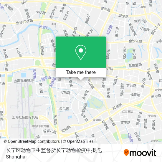 长宁区动物卫生监督所长宁动物检疫申报点 map