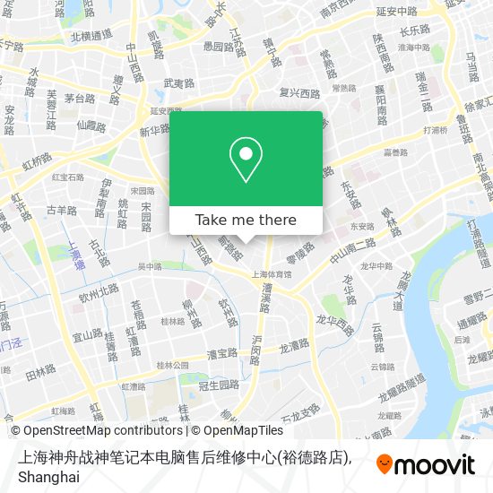 上海神舟战神笔记本电脑售后维修中心(裕德路店) map