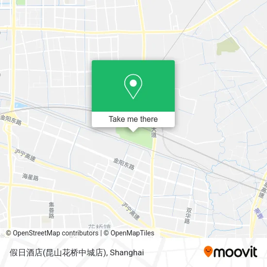 假日酒店(昆山花桥中城店) map