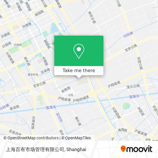 上海百有市场管理有限公司 map
