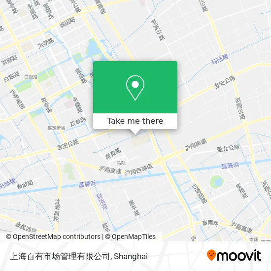 上海百有市场管理有限公司 map