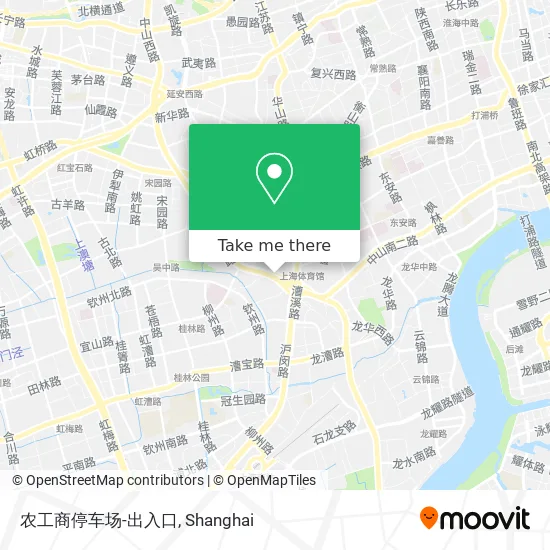 农工商停车场-出入口 map