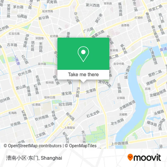 漕南小区-东门 map
