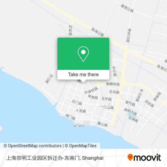 上海崇明工业园区拆迁办-东南门 map