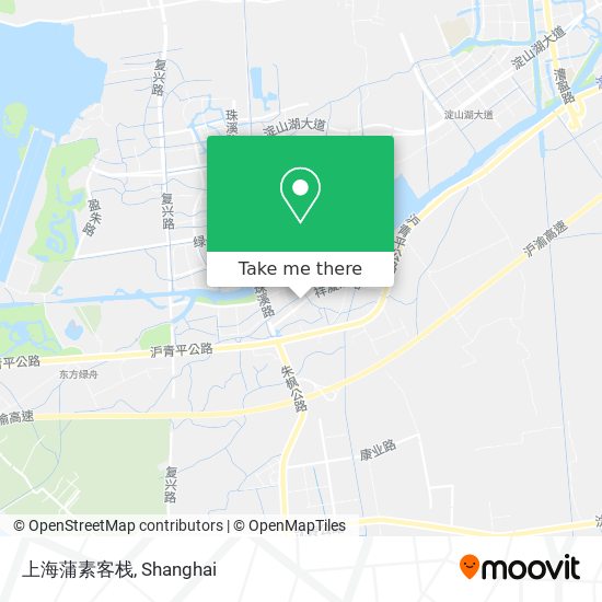 上海蒲素客栈 map