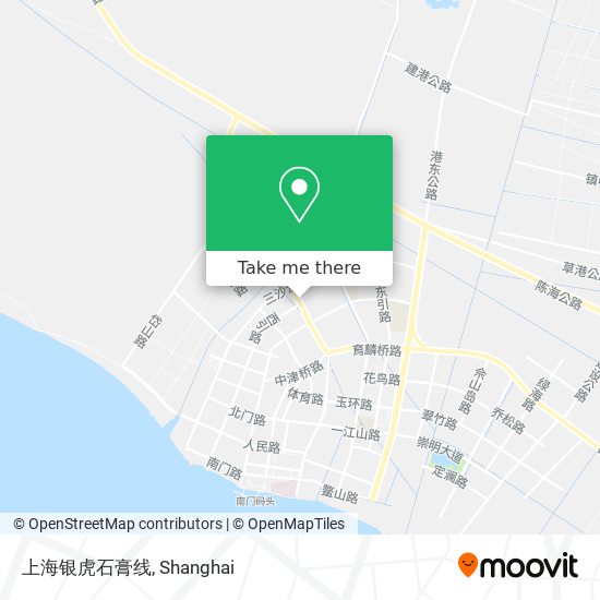 上海银虎石膏线 map