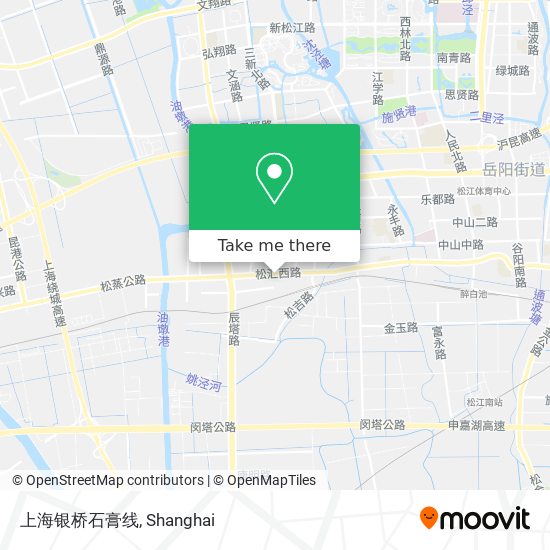 上海银桥石膏线 map