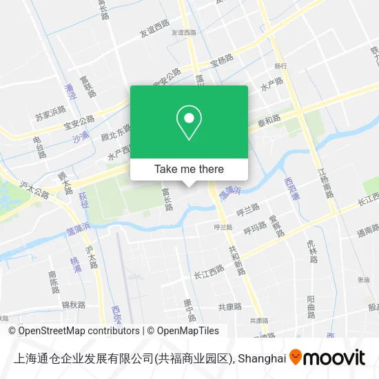 上海通仓企业发展有限公司(共福商业园区) map