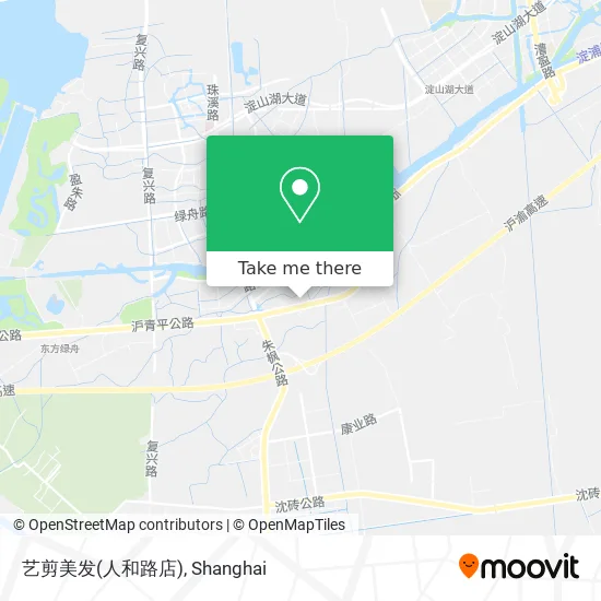 艺剪美发(人和路店) map