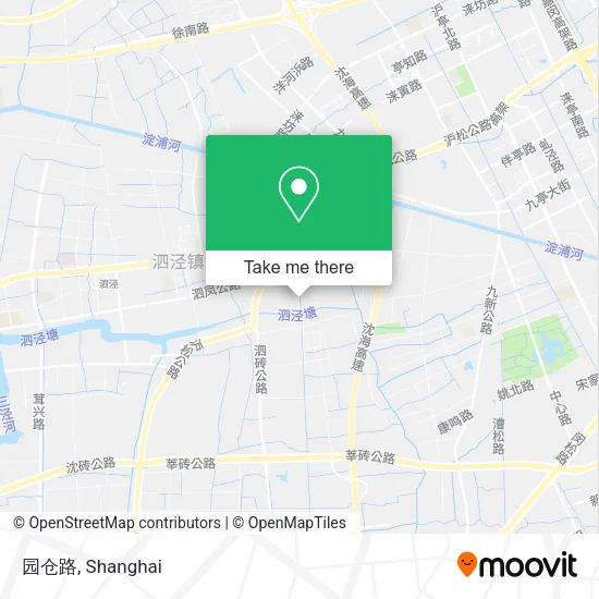 园仓路 map