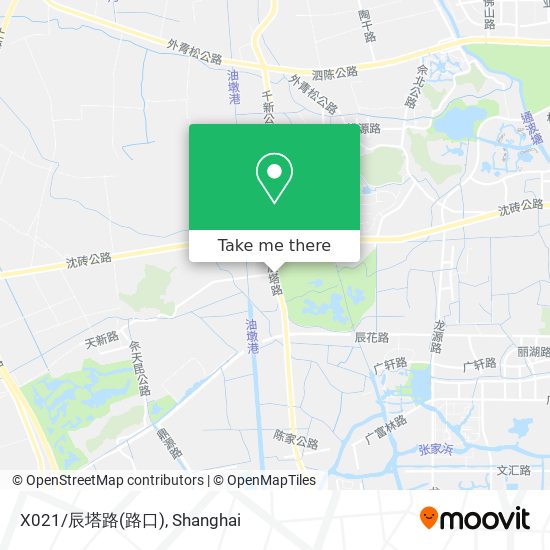 X021/辰塔路(路口) map