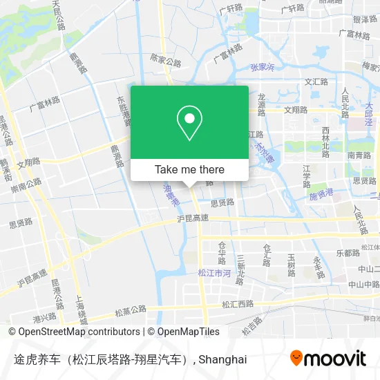 途虎养车（松江辰塔路-翔星汽车） map
