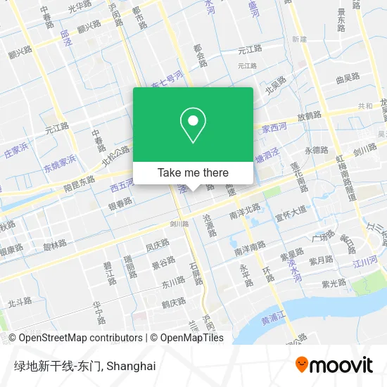绿地新干线-东门 map