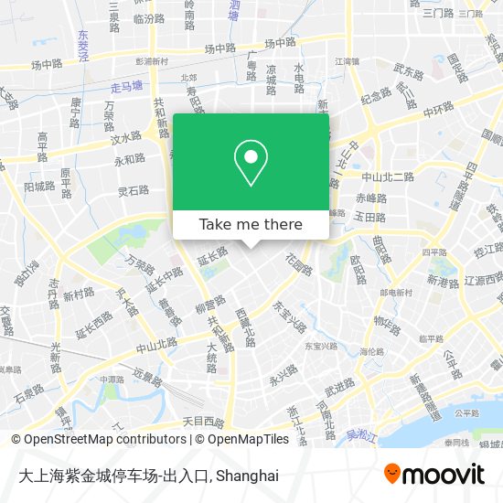 大上海紫金城停车场-出入口 map