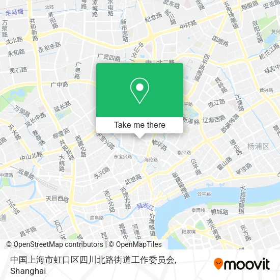 中国上海市虹口区四川北路街道工作委员会 map