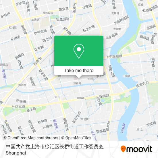 中国共产党上海市徐汇区长桥街道工作委员会 map