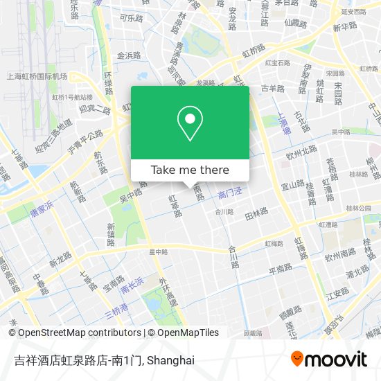 吉祥酒店虹泉路店-南1门 map