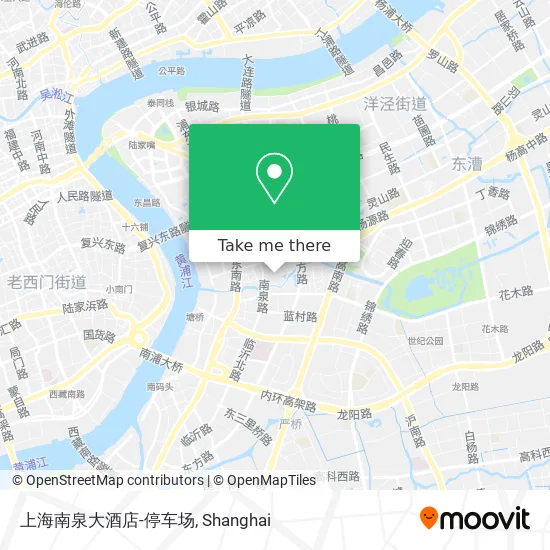 上海南泉大酒店-停车场 map