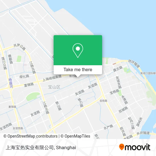 上海宝热实业有限公司 map