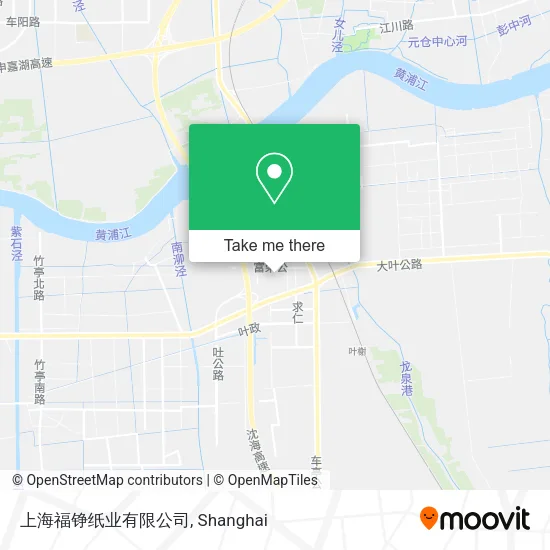 上海福铮纸业有限公司 map