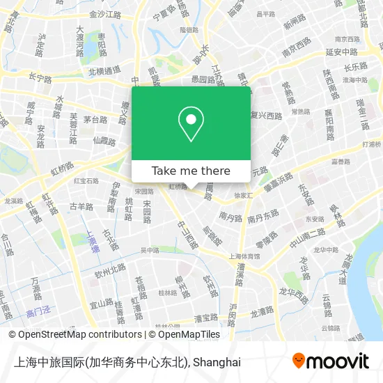 上海中旅国际(加华商务中心东北) map