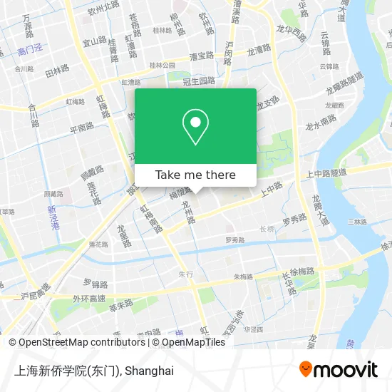 上海新侨学院(东门) map