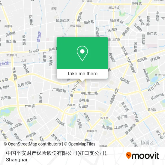 中国平安财产保险股份有限公司(虹口支公司) map