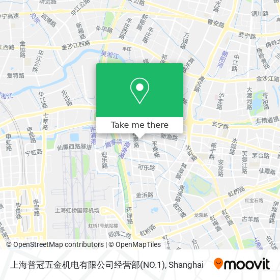 上海普冠五金机电有限公司经营部(NO.1) map