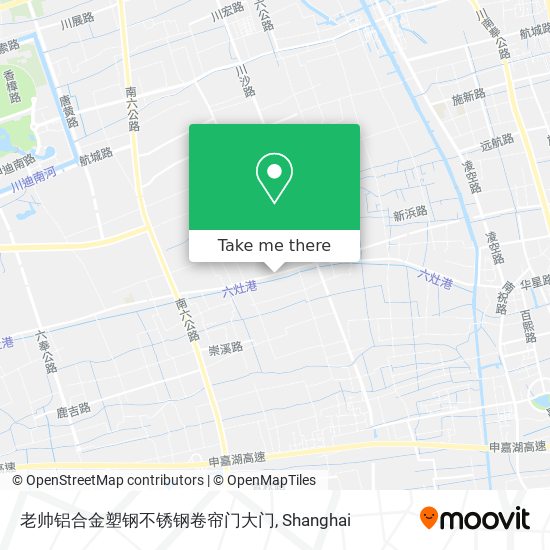 老帅铝合金塑钢不锈钢卷帘门大门 map