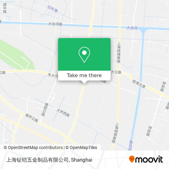 上海钲铠五金制品有限公司 map