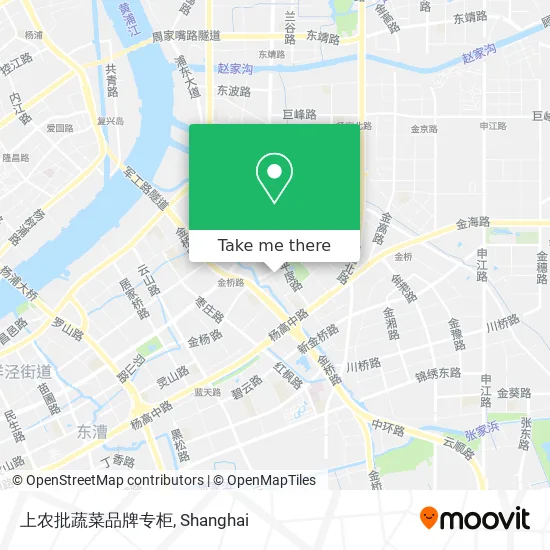 上农批蔬菜品牌专柜 map