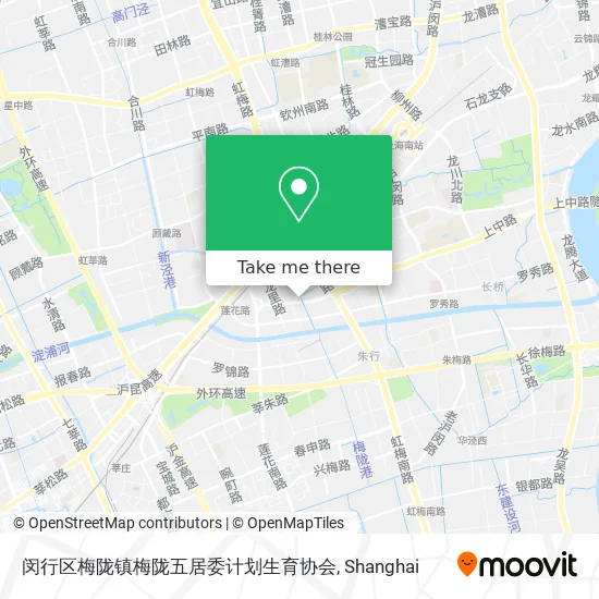 闵行区梅陇镇梅陇五居委计划生育协会 map
