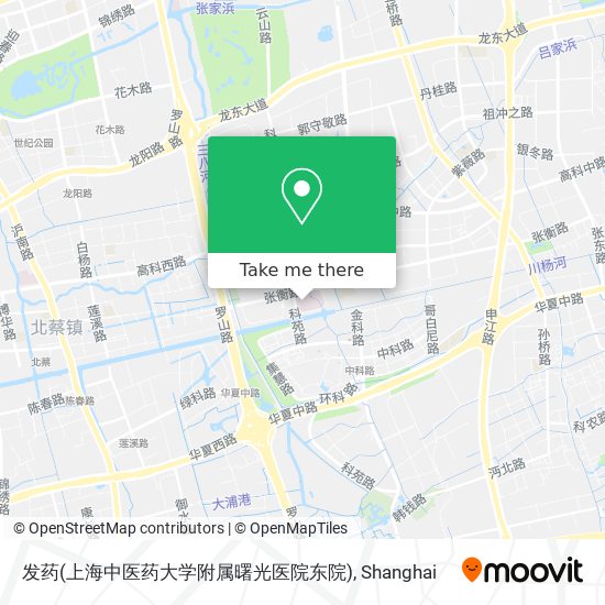 发药(上海中医药大学附属曙光医院东院) map