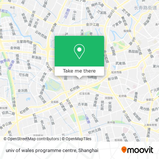 univ of wales programme centre map