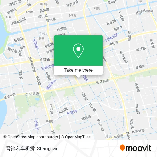 雷驰名车租赁 map