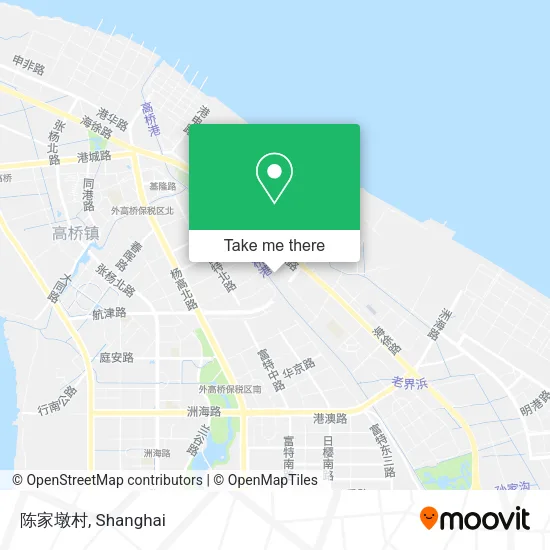 陈家墩村 map