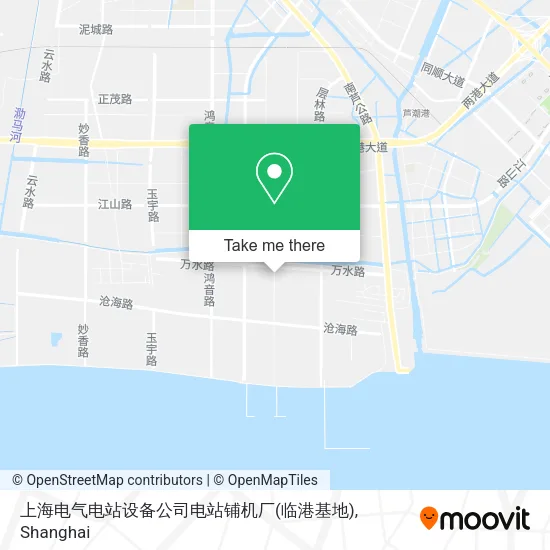 上海电气电站设备公司电站铺机厂(临港基地) map