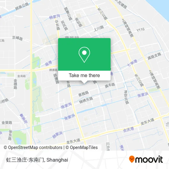 虹三渔庄-东南门 map