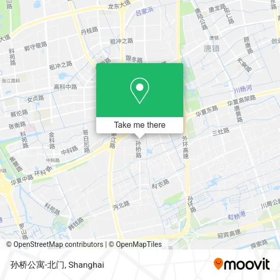 孙桥公寓-北门 map