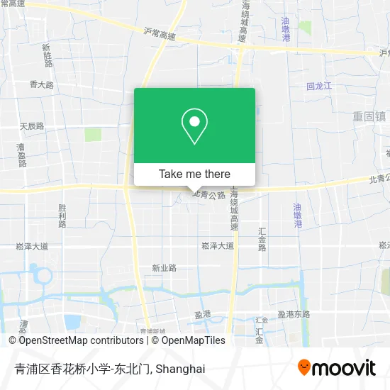 青浦区香花桥小学-东北门 map