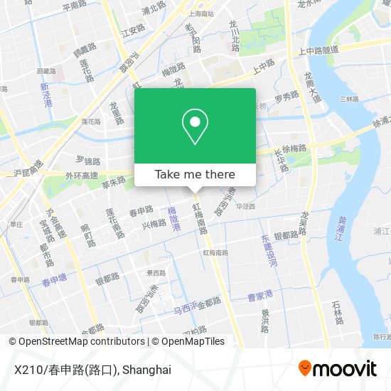 X210/春申路(路口) map
