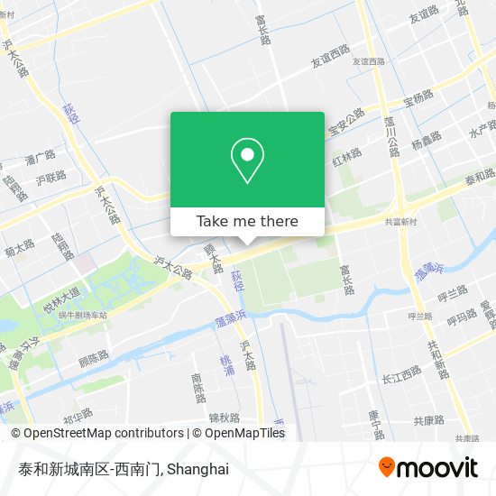 泰和新城南区-西南门 map