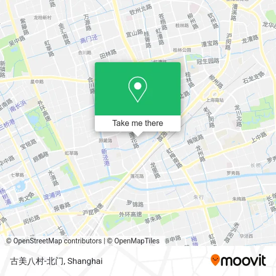 古美八村-北门 map