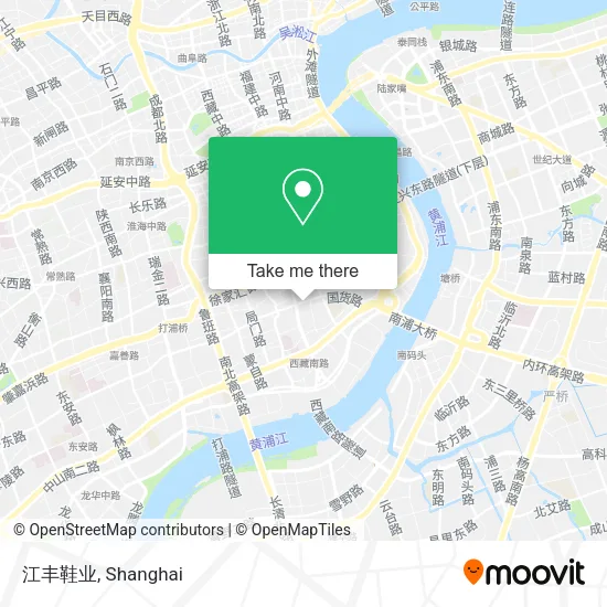 江丰鞋业 map