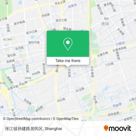 张江镇孙建路居民区 map