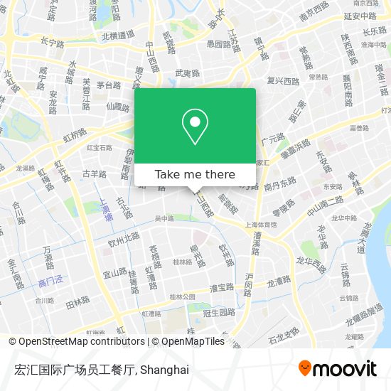 宏汇国际广场员工餐厅 map