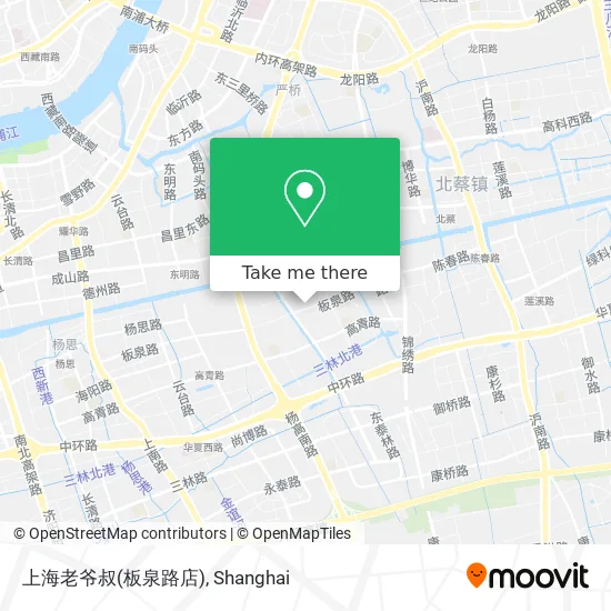 上海老爷叔(板泉路店) map